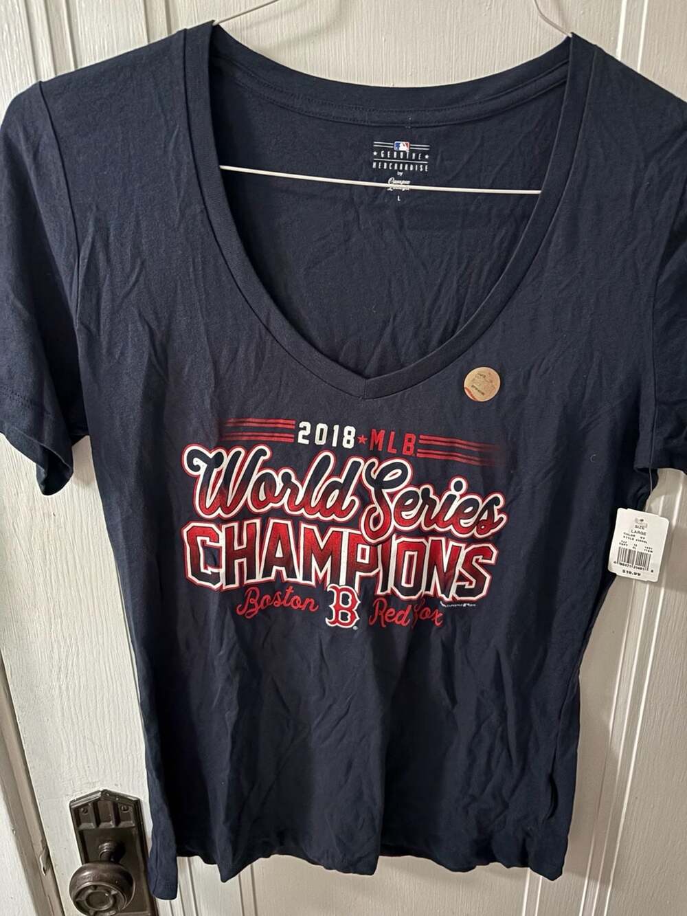 Campus Lifestyle Boston Red Sox 2018 World Series Champions T-Shirt Size Large